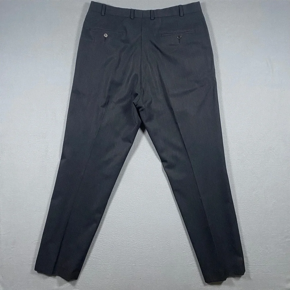 Brooks Brothers Mens 100% Wool Madison Fit Dress Pants Flat Front 38x34 Tailored - Picture 3 of 8